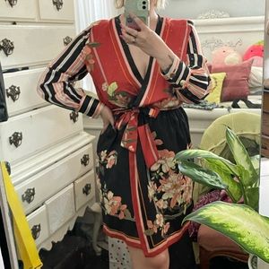 Zara Basic wrap dress